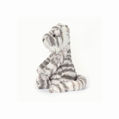 Jellycat Bashful Snow Tiger UK | 96015SZHR